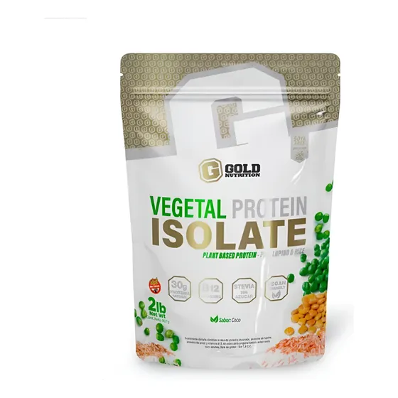 Vegetal Protein Isolate 2 Lbs Gold Nutrition Proteina Vegana
