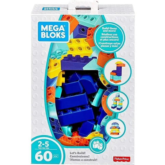Mega Bloks - Caja Mediana T. Mega Bloks Fly43