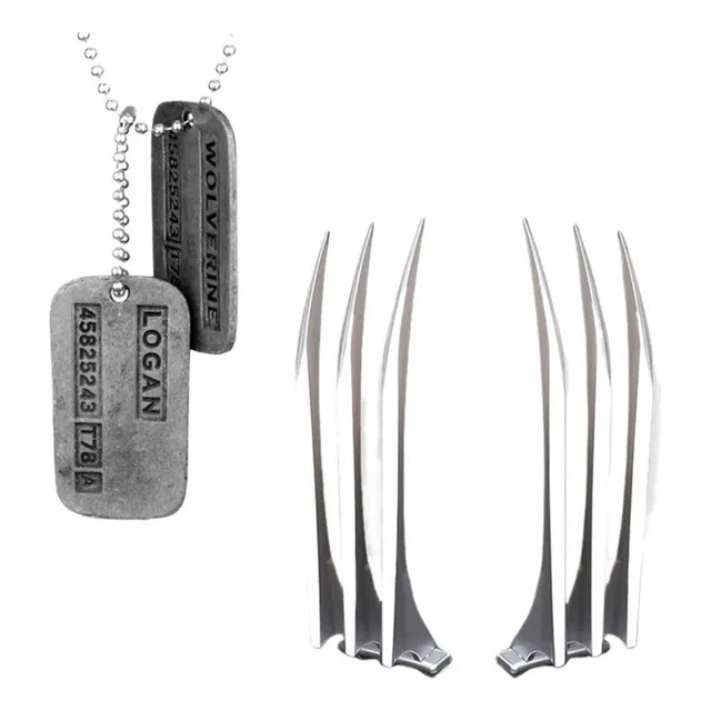 Para 1 Par Garras Wolverine Plástico Duradero+collares