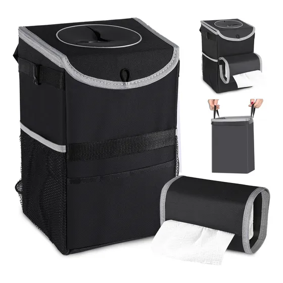 Basurero Para Auto Antifugas Y Ajustable | Desmontable