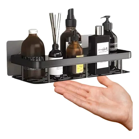 Porta Shampoo Parede Do Branheiro Não Precisa Furo Suporte