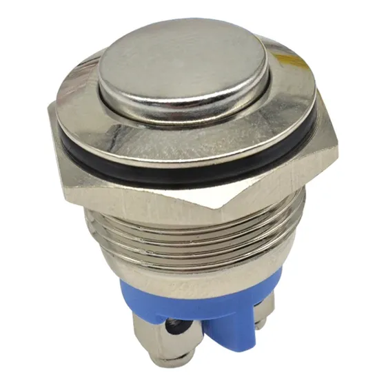 Push Boton Metalico Alto 16mm Switch Momentaneo 3a 120v Ip65