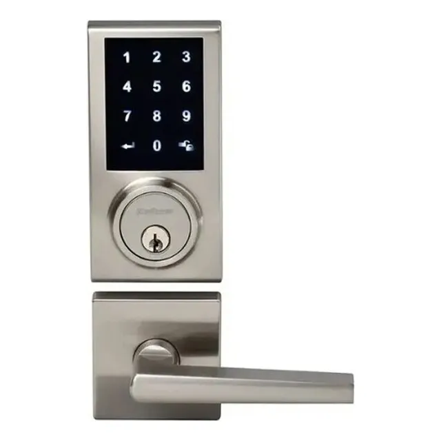 Cerrojo Electrónico Kwikset Con Pantalla Táctil Y Manija