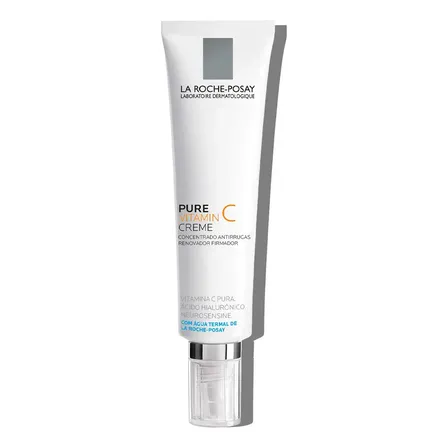 Creme Antirrugas Pure Vitamin C Com Ácido Hialurônico 40ml La Roche-posay Normal A Mista Dia