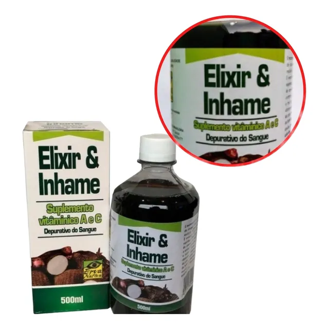 Kit 2 Elixir E Inhame 500ml Depurativo De Sangue Original