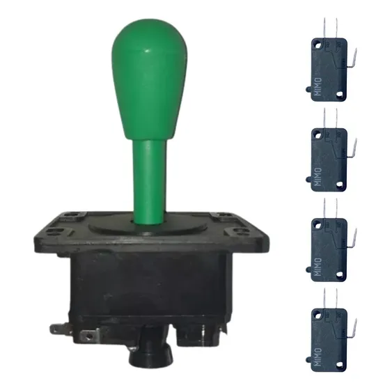 Controle Comando Games Fliperama Arcade Joystick Verde