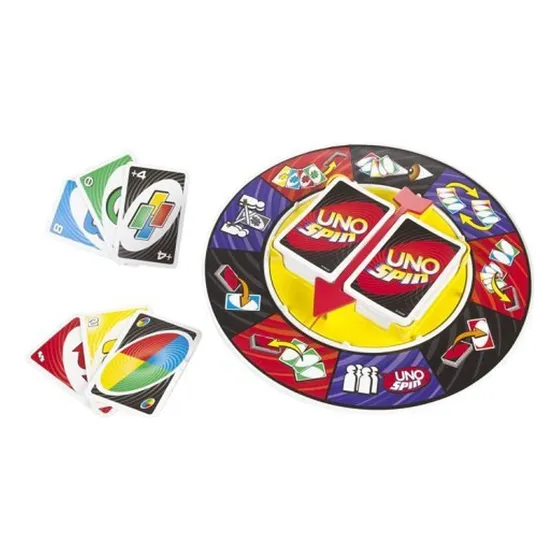 Juego De Cartas Universal Specialties Uno Spin Red Con Rueda