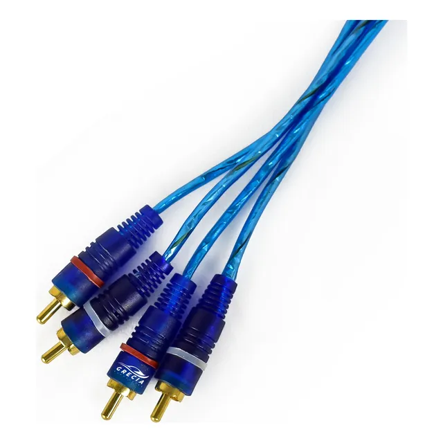 Cable Rca Macho Auto Universal Audio Amplificador 4m 10 Piez