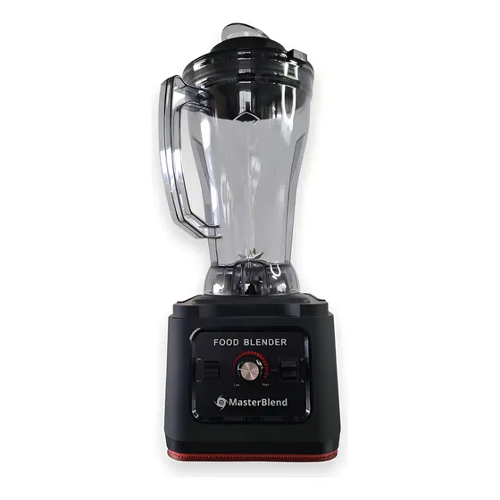 Licuadora comercial Masterblend alimentos, capacidad 6.5L, 2.2HP, color negro, uso rudo y industrial, potente y confiable para tareas exigentes