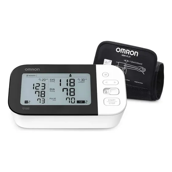 Monitor De Pressão Bluetooth Hem-7349t Preto Omron