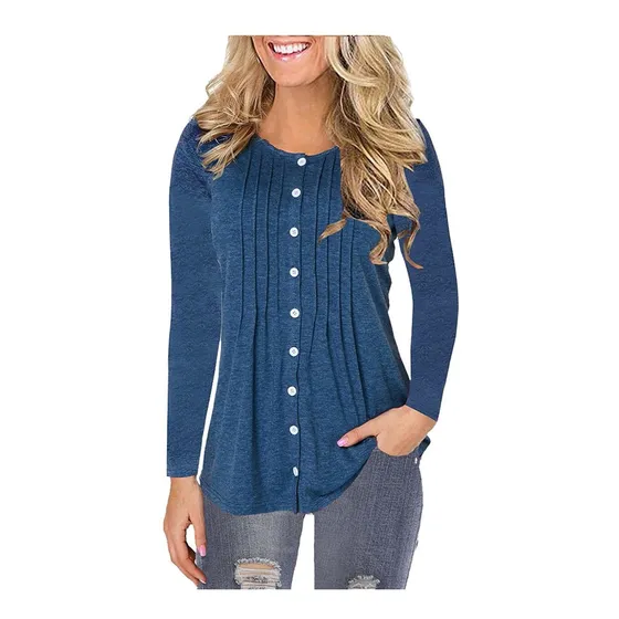 Tops Sudadera Talla Para Mujer Camiseta Informal Manga Larga