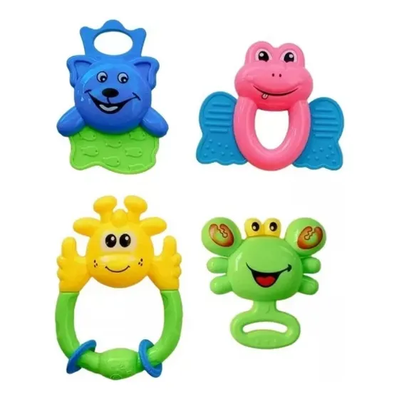 Sonajero Para Bebes 4 Piezas Juguetes Didácticos