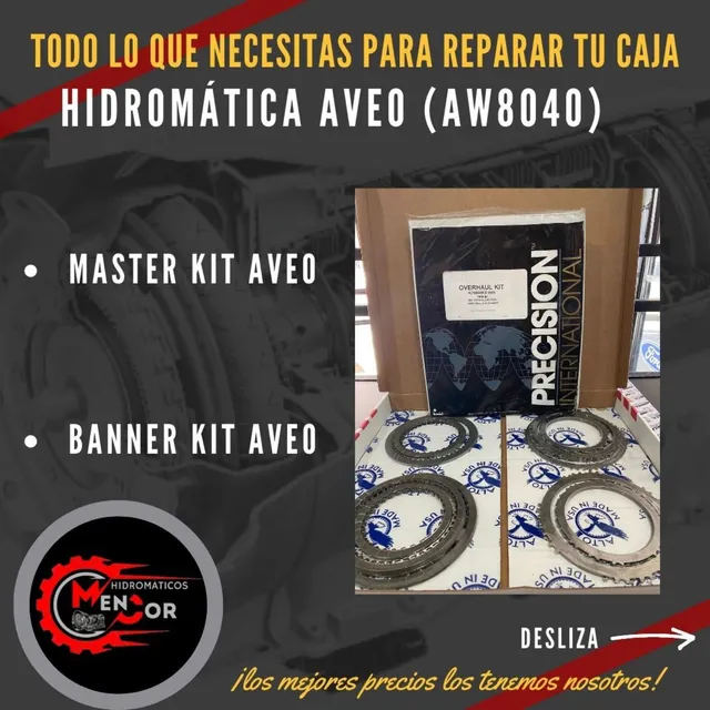 Banner Kit, Máster Kit Para Caja Hidromatica Aveo (aw8040)