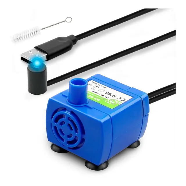 Bomba Fuente Agua Para Gato Mascota Motor 2.5 Litro Usb