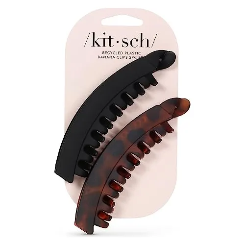 Kitsch Plástico Reciclado Grandes Clips De Pelo - V9ynz