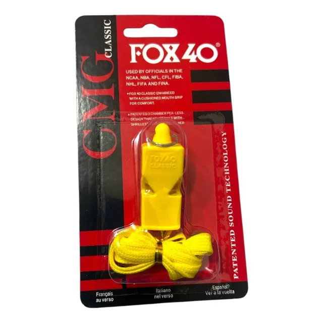 Silbato Fox 40 Pito Con Cuerda Deportivo
