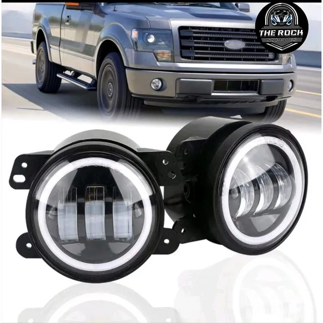 Luces Led, Faros Led Con Halo Para Carros Y Moto