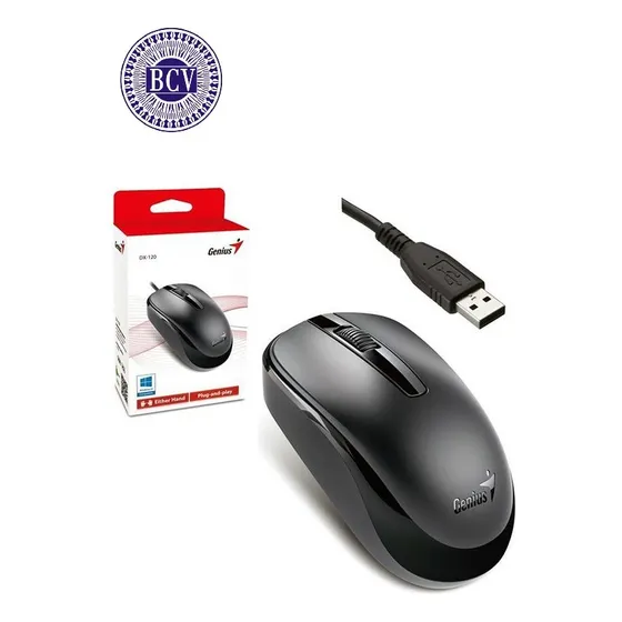 Mouse Genius Dx-120 Usb Alámbrico 