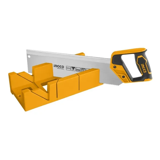 Combo Caja De Ingletes + Serrucho Costilla 12'' Ingco