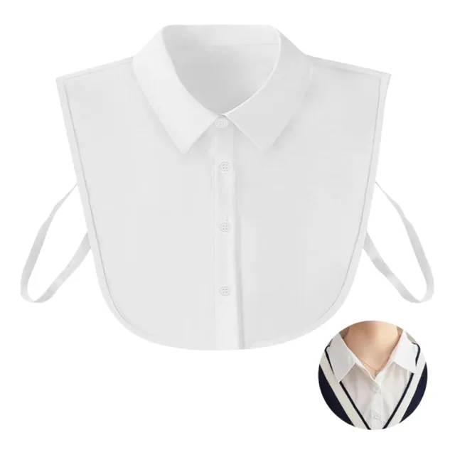 Cuello Falso Desmontable, Cuello Dickey, Camisa Falsa