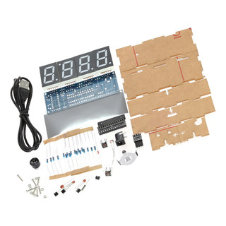 Kit De Control De Reloj Led Digital Compacto De 4 Dígitos Pa Kit De Control De Reloj Led Digital Compacto De 4 Dígitos Pa