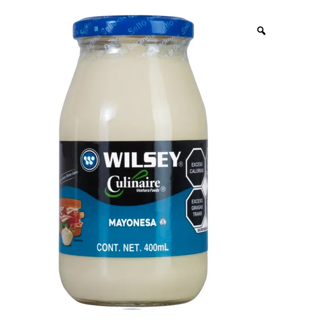 Mayonesa Wilsey 400 Ml Caja 12 Piezas