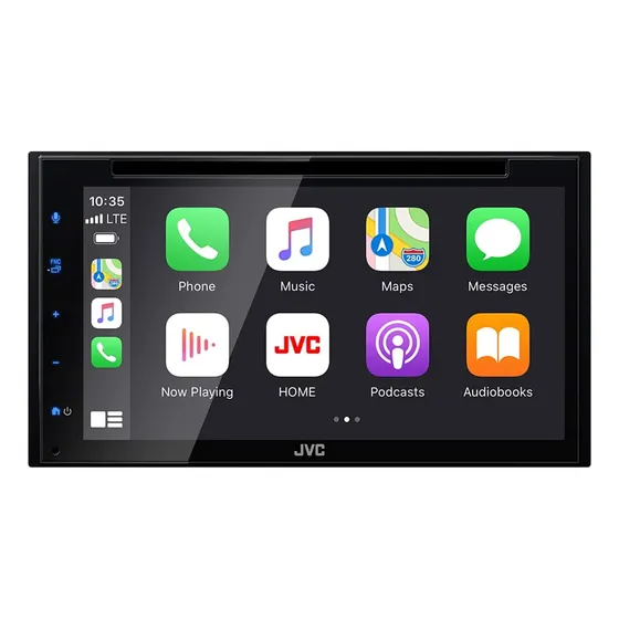 Leitor De Dvd/cd Jvc Kw-v660bt Com Apple Carplay Android Aut