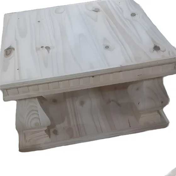 Mesa Ratona Restoration Linea Francesa De Pino 80x80