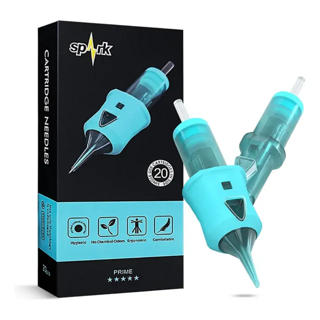 Agujas De Cartucho Spark Tiffany Tatuajes Caja 20 Uds