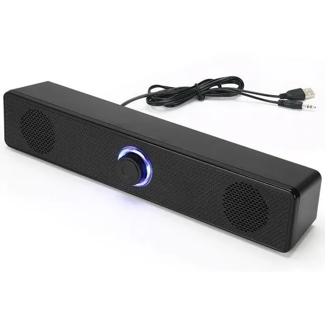 Barra De Sonido Parlante Altavoz Led Usb Para Pc Y Portátil 