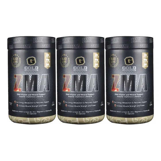 Zma Zinc Magnesio Precursor Testosterona- Gold Nutrition X3 