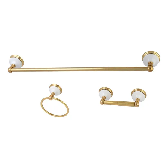 Accesorio Baño Victoriano 24  Largo Laton Pulido