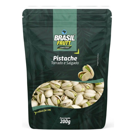 Pistache Torrado E Salgado 200g - Brasil Frutt Pistache Torrado E Salgado 200g - Brasil Frutt