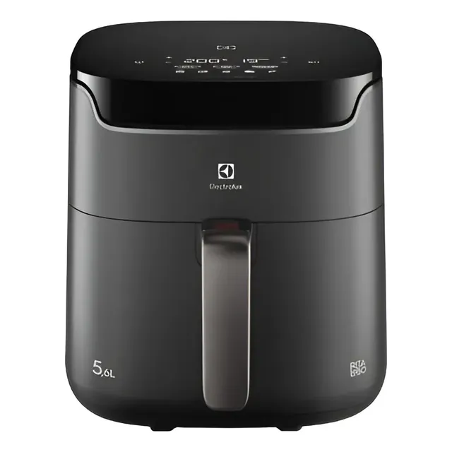 Air Fryer Fritadeira Elétrica Sem Oleo Rita Lobo 5,6l 9 Receitas Funções Pré-definidas Painel Digital Timer 60min... 127v Grafite