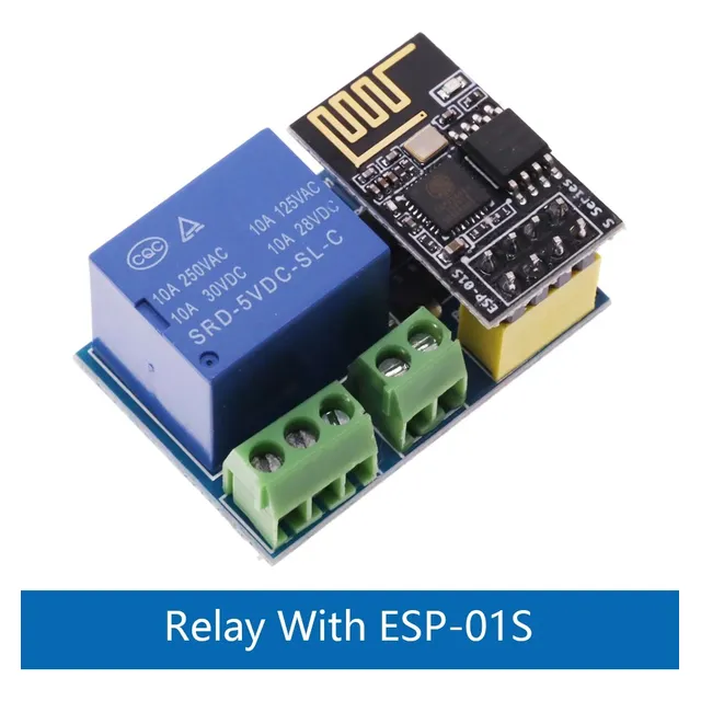 Kit Esp01 Y Modulo Rele Domotica Wifi Esp-01 Arduino Serial