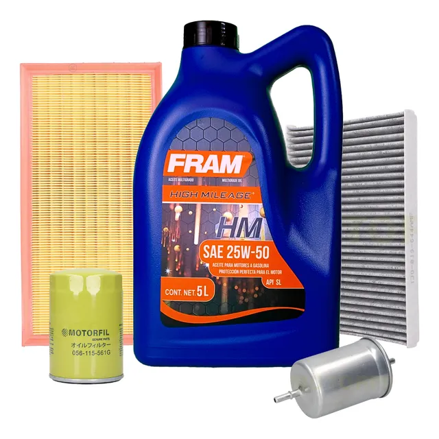 Kit De Filtros Y Aceite Jetta A4 Golf A4 Y Beetle 1.8 Y 2.0