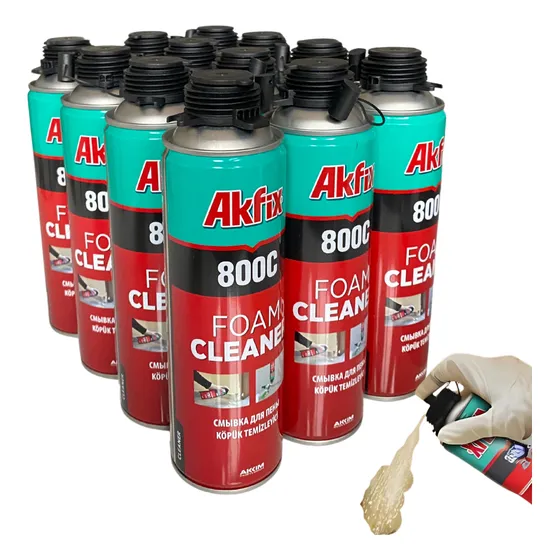 Spray Limpiador De Espuma Expansiva Akfix 800c Caja X 12unid