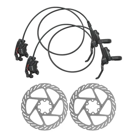 Freio A Disco Hidraulico Kit Cly Discos 160mm Completo Bike