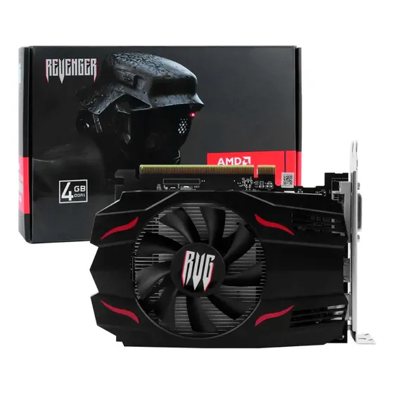 Placa De Vídeo Revenger Amd G-rx560 4gb Ddr5 Gamer