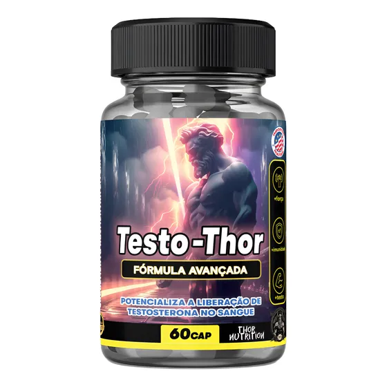 Testo-thor C/ 60 Caps Suplemento Pré-hormonal Thor Nutrition
