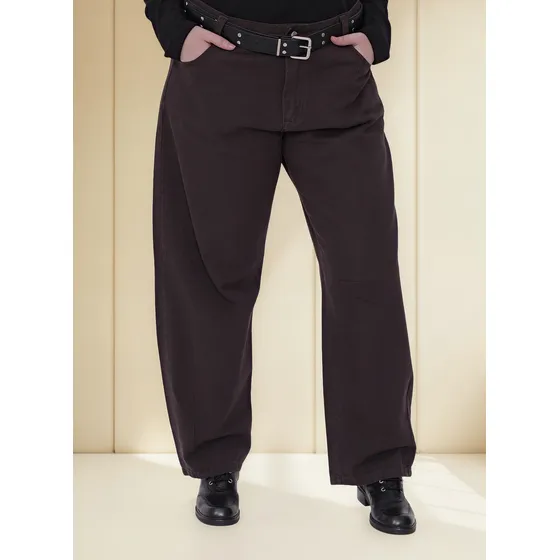 Pantalón Ituzaingo Dama Baggy Balloon Jean Rigido