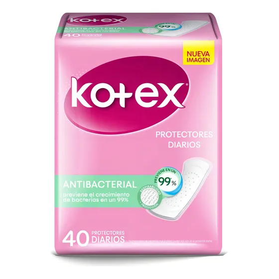Protector Diario Kotex Antibacteriales 40 Un