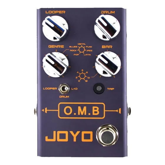 Pedal Joyo O.m.b Drum E Looper R06 Para Guitarra