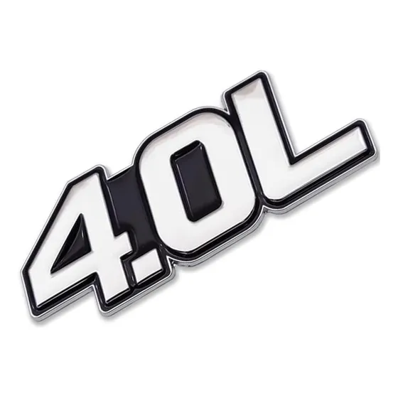 Calcomanía Eowhib De Metal Con El Logotipo Del Coche, 40 Lit