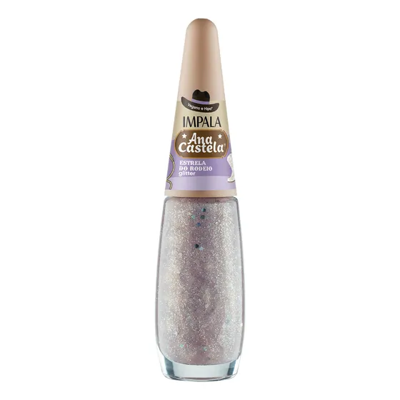 Esmalte Glitter Impala Ana Castela Estrela Do Rodeio 7,5ml