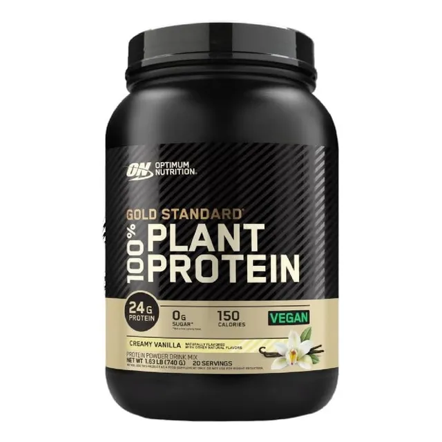 Proteina A Base De Plantas Vainilla Optimum Nutrition 740 G