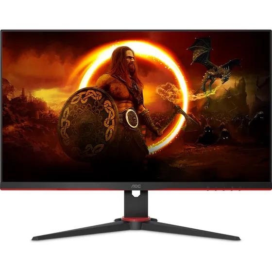 Monitor Gamer AOC 27G2E1 Linha Gaming, Preto/Vermelho, Full HD, 100Hz, 1ms, IPS, Adaptive-Sync, 1920x1080, 127/220V