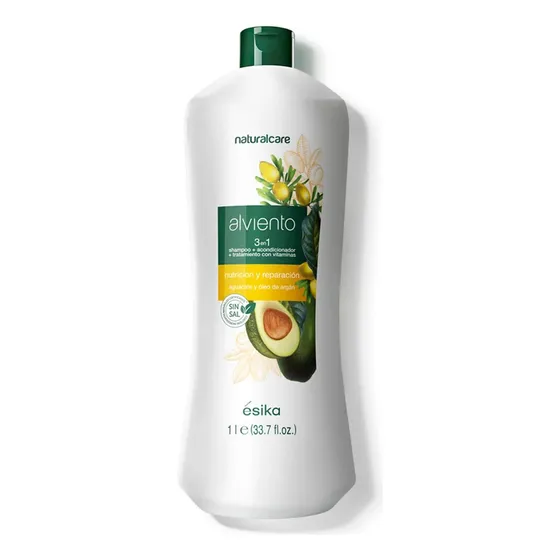Ésika Shampoo 3 En 1 Alviento Restauración Y Nutrición Inte
