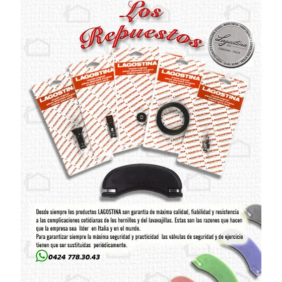 Valvula De Acero Y Repuestos Lagostina