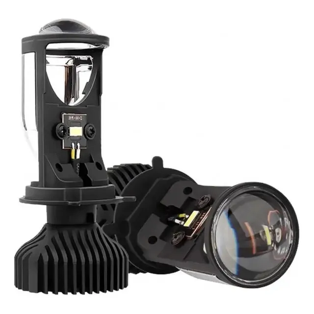 Bombillo Faro Luces Led Láser Lupa Y9 Chip Csp 12.000lm